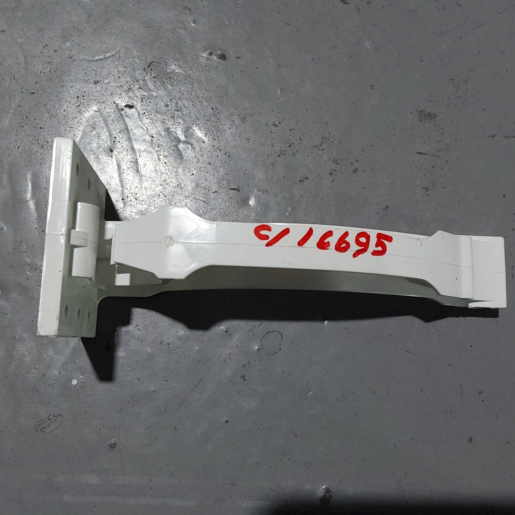 Rain Gutter Hanger 6.4 x 6.4 x 17.6Cm, White