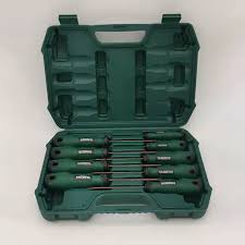Screwdrivers Glued Green 9Pcs/Set HG