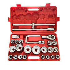 Socket Set 12PT Heavy Duty Sleeve-3/4", 1" (26Pcs/Set)