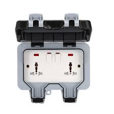 Weatherproof Socket (13A 2Gang Switch Socket)