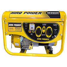 Generator Set - Gasoline, 3.8Kw Yellow Recoil