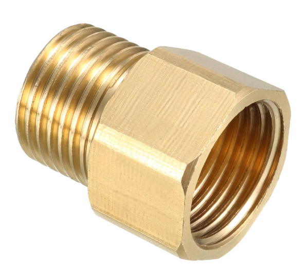 Brass Male & Female Adaptor 1/2 x 1/2 (15506)