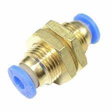 Pneumatic Bulk Head Connector PM6