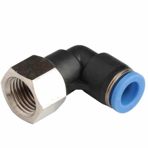 Pneumatic Female Elbow Connector PLF6-M5