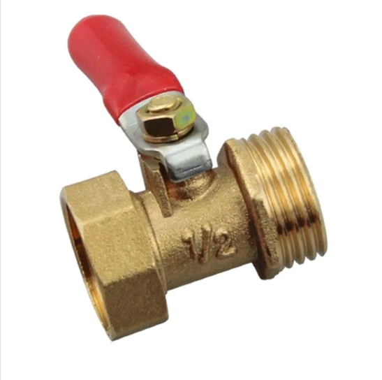 Valve- Ball Valve Brass 1/2" (Male & Female) 15346