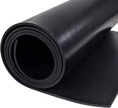 Rubber Sheet, Black, 8MM x 1000MM x 3.8Mtr