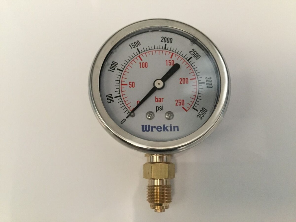 Hydraulic Pressure Gauge 100Bar (1500Psi)