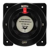 Battery Switch, Black Color (Off/1/Both2)