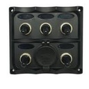 Switch Panel With USB, 5 Gang