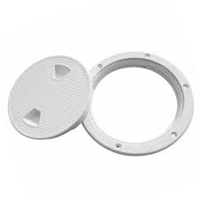 Deck Plate, White Color, 4"