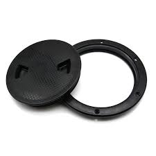 Deck Plate, Black Color, 4"