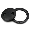 Deck Plate, Black Color, 4"
