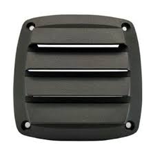Plastic Vent, Black Color, 4"