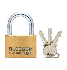Padlock With 3Stl Key China 45MM, Copper Brand: Blossom