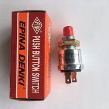 Push Button Switch, Red, EN729090