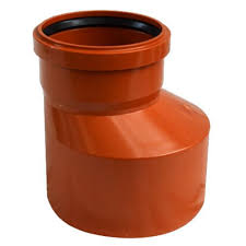 PVC Fitting -  UPVC Reducer 160MM x 110MM, Orange Color with Rubber