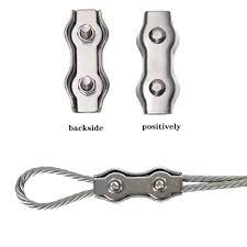 Wire Rope Clip - Double/Duplex, SS304, 8MM