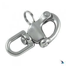 Swivel Eye Snap Shackle - SS316, 128MM