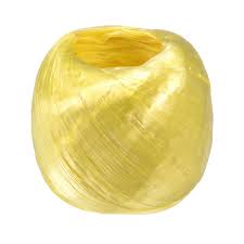Rope - Plastic String (Singapore Waka) Yellow, 5Kgs/Roll