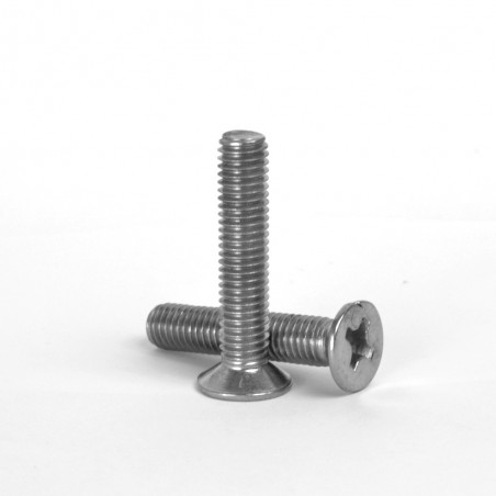 Screw - Machine (With Nut), CSK, SS, M6 x 35