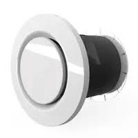 Vent Louver - Iron Base, 4" (100MM), White