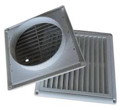 Vent Louver - Plastic, 4" (100MM)