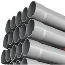 PVC Pipe, 6" x 5MM x 5.8Mtr,(MP) Grey