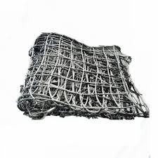 Mesh-Wire Rope Cargo Net Sling 20Ft x 20Ft, Mesh Size 6 x 6, (Wire Rope Size: Outer - 36MM, Mesh - 24MM, Handle - 32MM)