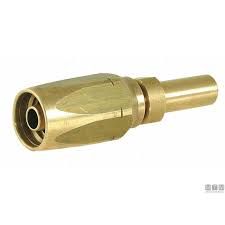 Quick Connector for Hydraulic Oil Pipe, Copper, 3/8" (10MM)