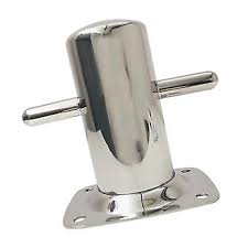 Single Cross Pillar Bollard, SS316, 270*230*310MM