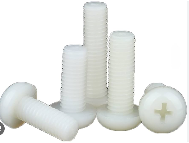 Screw - Nylon Plastic, Pan Phillips Head, M8 x 40mm