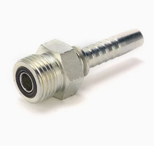 Hose Fitting S020-19-12(S), (Hose Bore: 3/4", Thread: 1-3/16-12, Dimensions: 32x17x35MM)