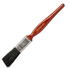 Paint Brush Black Bristle 3/4"