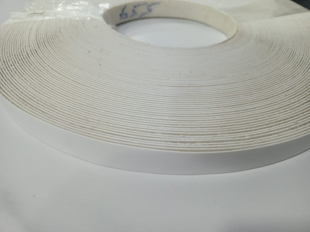 PVC Edge banding with Adhesive, No. 19, (22mm*1.2mm*50mtr) White
