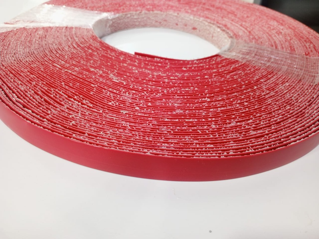 PVC Edge banding with Adhesive, No. 93, (22mm*1.2mm*50mtr) Red