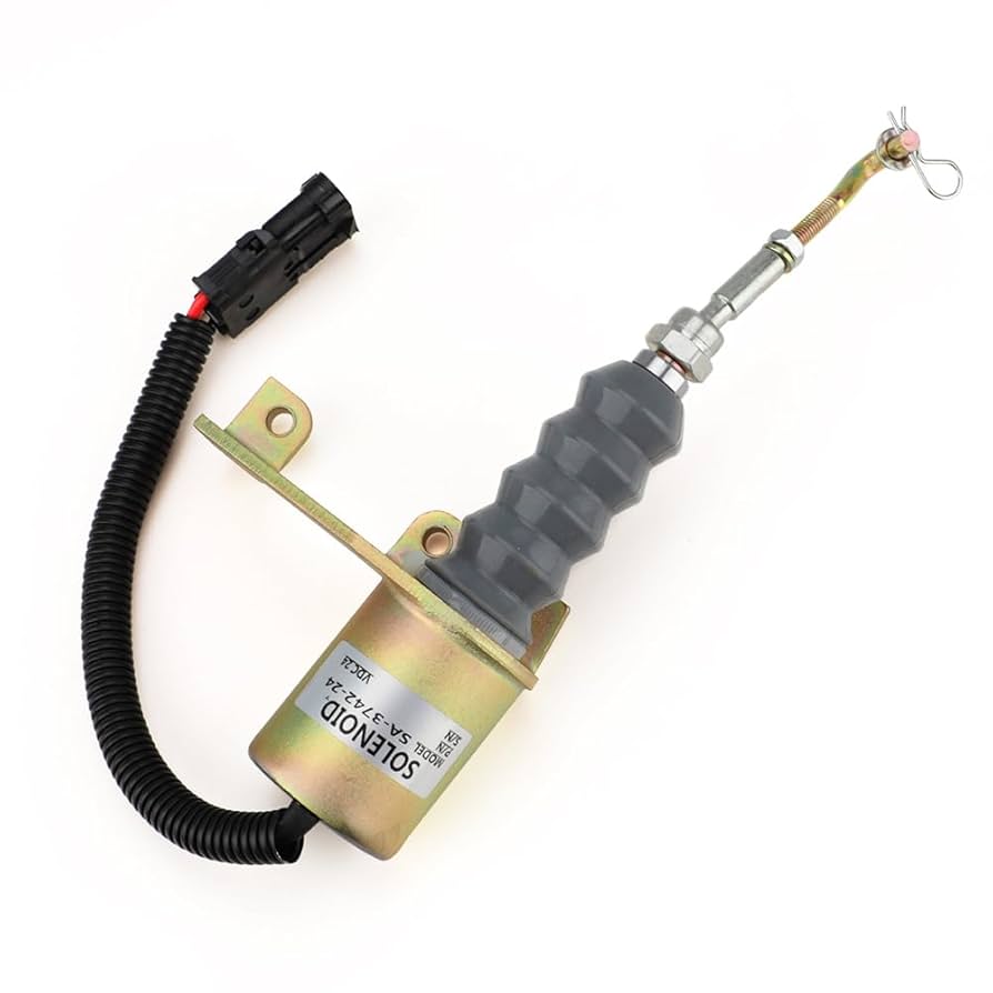 Baudouin Stop Solenoid 1004490929 24V (For Marine  engine 650HP)