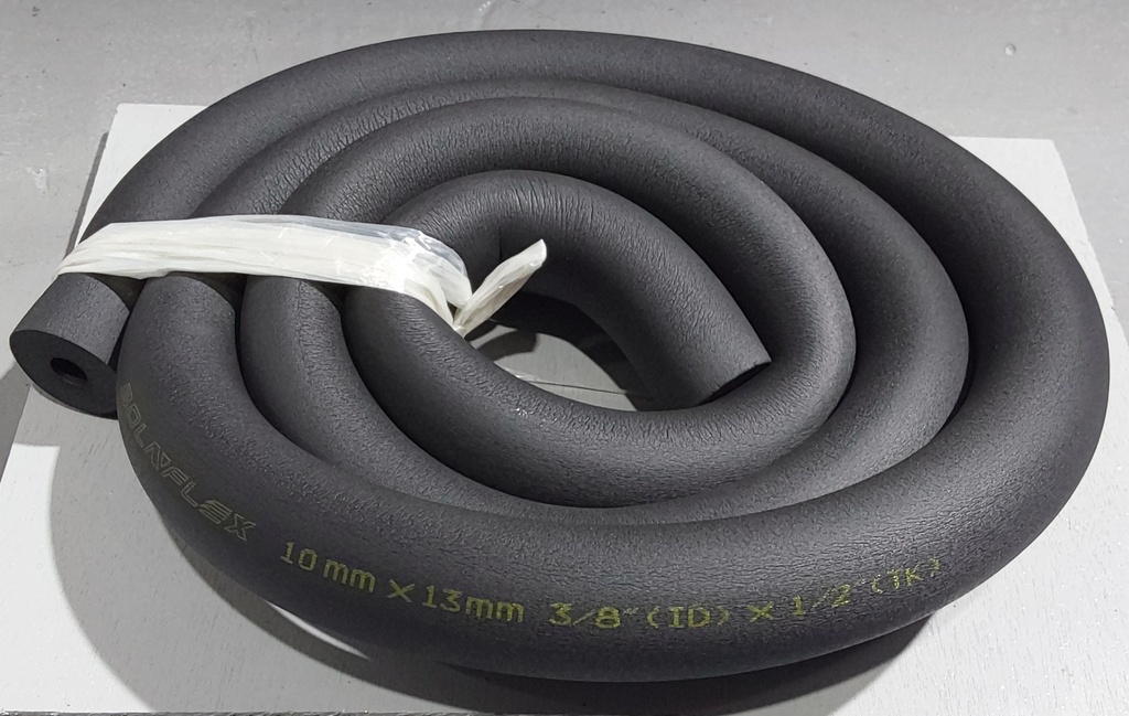 Insulation Pipe, Copper, 3/8" x 1/2" x 2Mtr