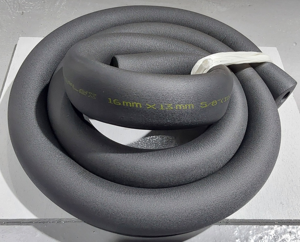 Insulation Pipe, Copper, 5/8" x 1/2" x 2Mtr