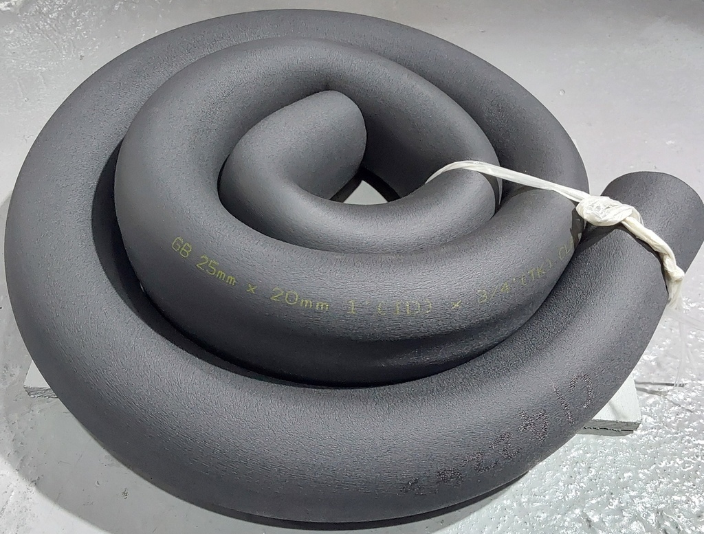 Insulation Pipe, Copper, 1" x 3/4" x 2Mtr