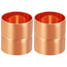Straight Coupling, Copper, 3/8"