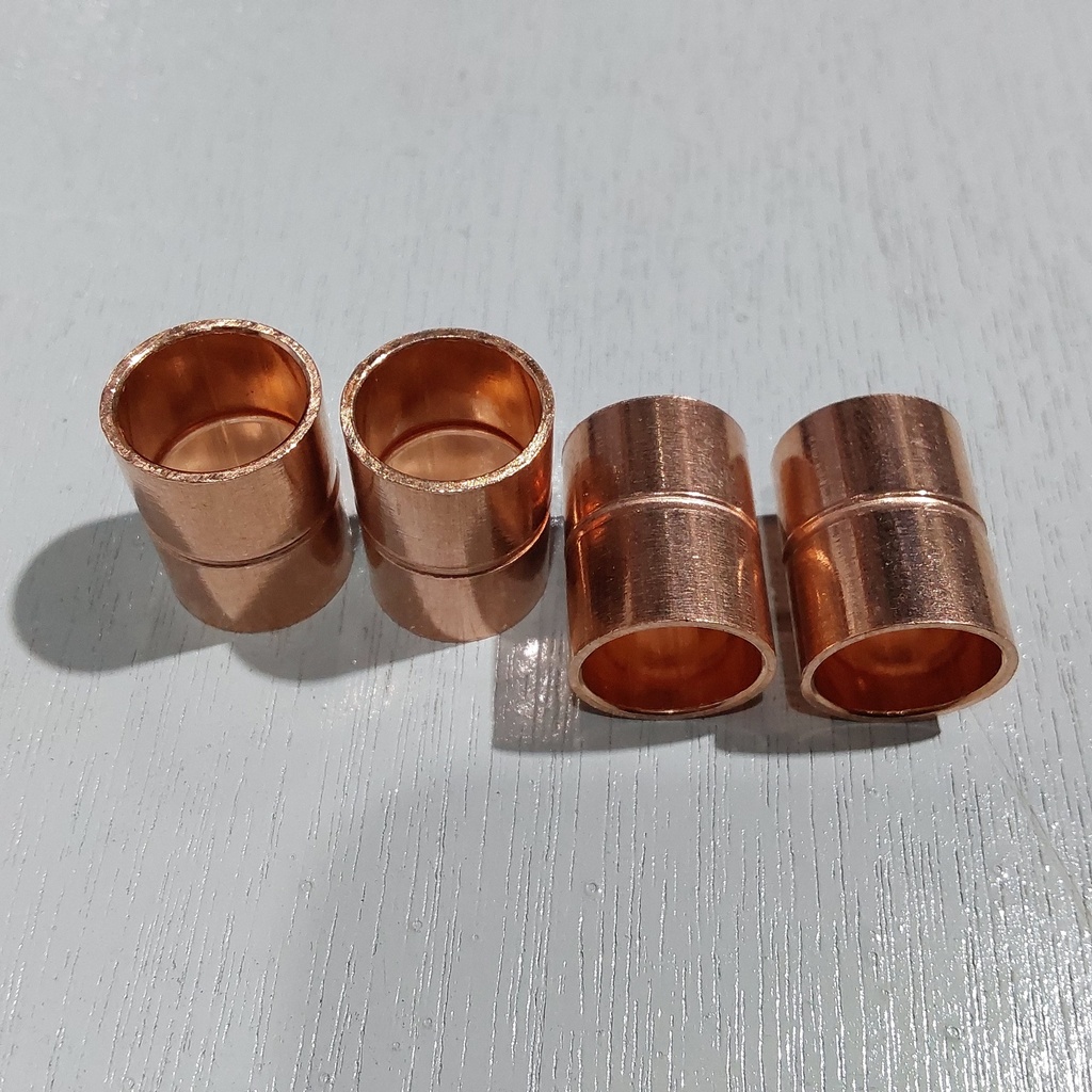 Straight Coupling, Copper, 1/2"