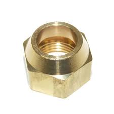 Nut - Brass, 1/2"