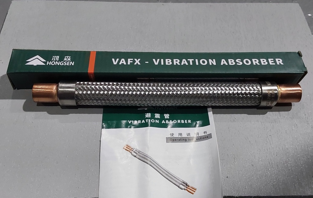 Vibration Resistant Corrugated Metal Hose, 5/8"