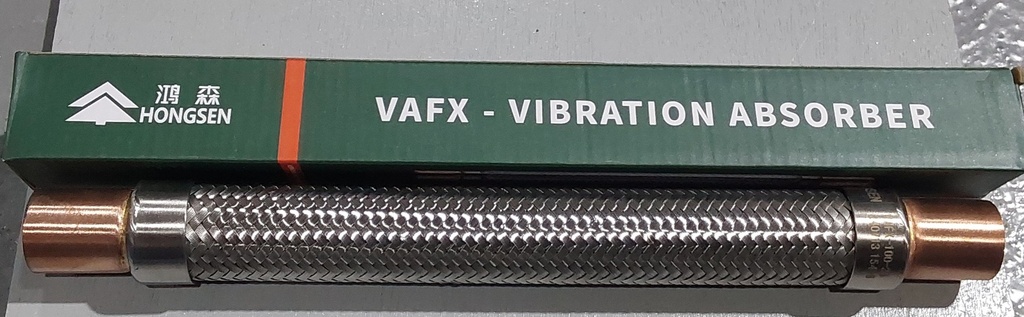 Vibration Resistant Corrugated Metal Hose, 1"