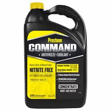 Prestone Command Heavy Duty 50/50 Prediluted Nitrite Free Antifreeze + Coolant (1 Gal/3.785 Ltr) - Ready to use - Yellow Color 