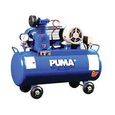 Puma Air Compressor Pump 3HP V-Belt PP23 260Ltr Blue 