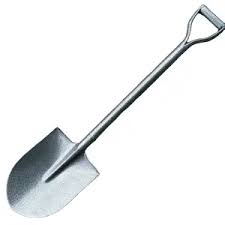 Shovel - Pointed, With Steel Handle