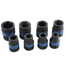 1/2" Dr. 6PT Black Socket 19MM (Phosphating Surface With Blue Ribbon)
