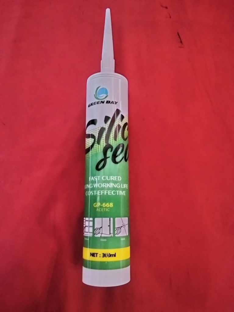 Silicone Sealant 300ML (GP-668) Brand : Green Bay (Black)