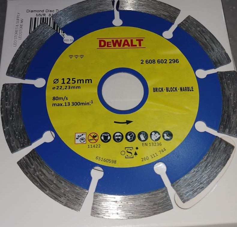 Dewalt-Diamond Disc 5" (125*22,23MM),Dry 